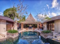 Villa Tukad Pangi, View from upper pool